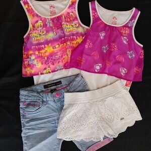GIRLS SUMMER LOT SET ** JORDACHE, ABERCROMBIE, 365 KIDS